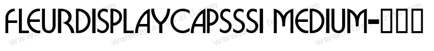 FleurDisplayCapsSSi Medium字体转换